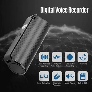 Neu Mini Audio Recorder Sprachabhörgerät 1000 Stunden 8/16/32GB Bug Aufnahme - Bild 1 von 7