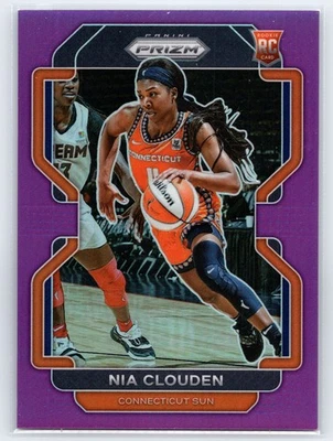2022 Panini Prizm WNBA Purple Prizm /99 Nia Clouden #192 Rookie RC - Image 1 of 3