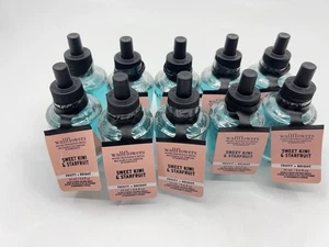 bath and body works (10 Pc) SWEET KIWI AND STARFRUIT Wallflower Refill New! - Picture 1 of 2