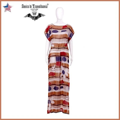 Women Clothing Fashion Curvy Couture Large Size Dress Kaftan Elegant 60s 70s XL - Image 1 of 4