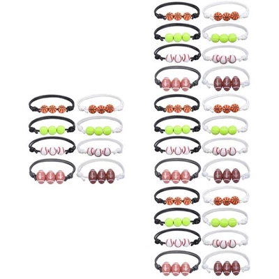  4 PCS Fußball Armband Sportzubehör Basketball -Charme Sportarmband - Bild 1 von 4