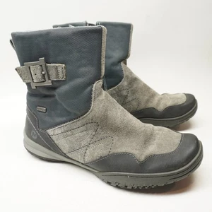 EUC! Merrell Albany Sky granitgrau wasserdicht trocken Stiefeletten Damen 8 Wildleder - Bild 1 von 12