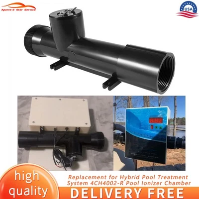 APARTS-5-STAR-SERVICE 4CH4002-R Replacement for Hybrid Pool Treatment System Pool Ionizer Chamber
