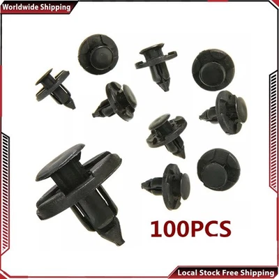 100x Push Bumper Fastener Rivet Clips Replacement 0155309321 For Nissan Infiniti - Image 1 of 4