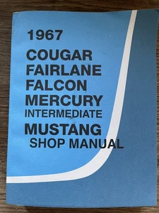 Cougar Fairlane Falcon Mercury Intermediate Mustang Shop Manual - Picture 1 of 3