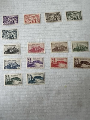 Fezzan Libya 1946, French Occupation,Complete Set, Scott # 1N1-1N15,VF MNH** - Image 1 of 4