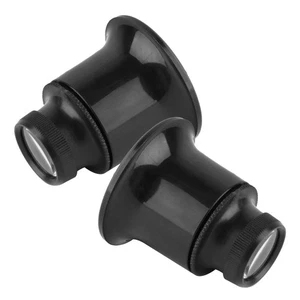 2 Pcs Jewelry Repair Magnifying Glass Watchmakers Loupe for Professionals - Picture 1 of 12