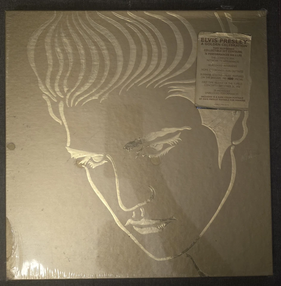 Elvis Presley - A Golden Celebration 6LP Box Set Numbered CPMCPK6 5172 (Sealed)  - Image 1 of 4