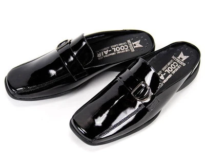 Mephisto Dhana Black Patent Leather Slide Shoe 7 - Image 1 of 2