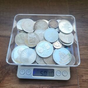 Silbermünzen, Sammlung, alles Silber, exakt 1/2 Kilo, 501 gramm, mit Kaiserreich