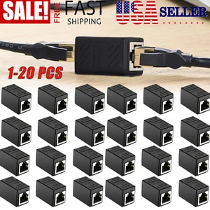 Adaptador extensor de cable de red LAN Ethernet acoplador en línea RJ45 Cat7 Cat6 Cat5e - Imagen 1 de 12