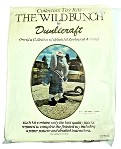 Dunlicraft Sammler Spielzeug Set Edward Elefant Plüsch Handwerk Wild Bunch Zootiere - Bild 1 von 5