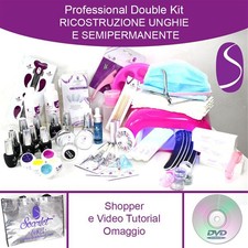 PROFESSIONAL DOUBLE KIT RICOSTRUZIONE UNGHIE E SEMIPERMANENTE