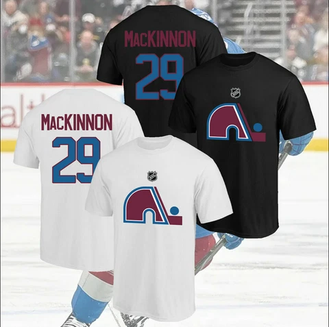 Colorado Avalanche Nathan MacKinnon Hockey Team 2022 T-Shirt S-3XL Gift Fan Cover