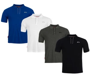 POLO HOMBRE POLO POLO CAMISA CAMISETA CAMISA SLAZENGER S M L blanco negro - Imagen 1 de 5