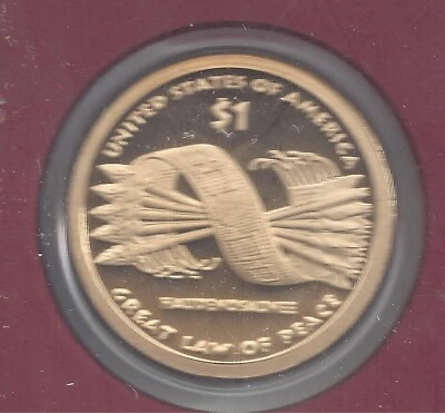 Sacagawea 2010 S dólar nativo à prova de pedras preciosas - Imagem 1 de 2