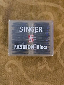 Singer Fashion Discs 26 Flat Cams Original Plastic Box - Picture 1 of 8