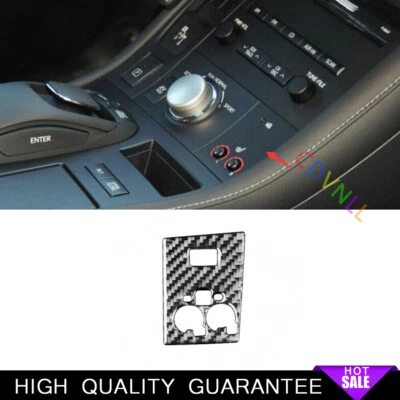 Borde de anillo de botón de modo de conducción de consola para Lexus CT200h 11-2013 fibra de carbono real Foto 1 de 4