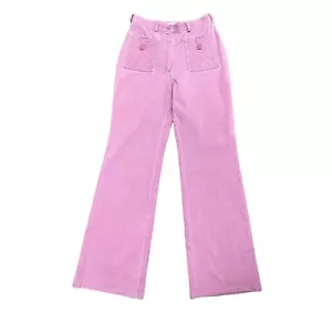 Chanel 04C Pink Cotton Pants Size IT 40 fits EU 34 / US 25 - 26 - Picture 1 of 6