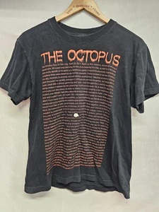 Takashi Murakami The Octopus Eats Its Own Leg Tee Shrit Size M Black Art - Picture 1 of 3