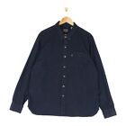 Levis Blue Shirt Long Sleeve Cotton Regular Mens Size XL