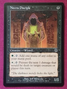 Magic The Gathering APOCALYPSE NECRA DISCIPLE black card MTG - Picture 1 of 2