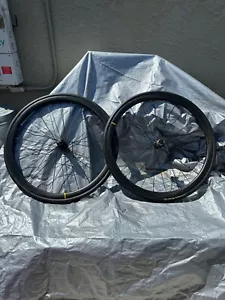 Mavic Ksyrium Pro Carbon UST Wheelset - Centerlock Disc - 700c - With tires - Picture 1 of 6