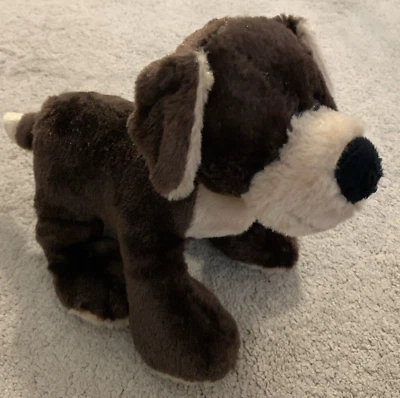 GANZ WEBKINZ Plush Dog 9” Mocha Pup  Brown  HM348   No Code  Stuffed Animal Toy - Image 1 of 4