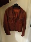 Vintage - RAR 1978 North Beach Leather Jacket - Hand Made in Mexico - Whipstich