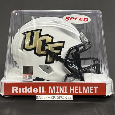 Central Florida UCF Knights - Riddell NCAA Speed Mini Football Helmet (White) Cover