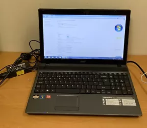 Acre Aspire 5250 15.6in 6GB Ram AMD E-450 1.65Gz 500GB Laptop Faulty Battery - Picture 1 of 11