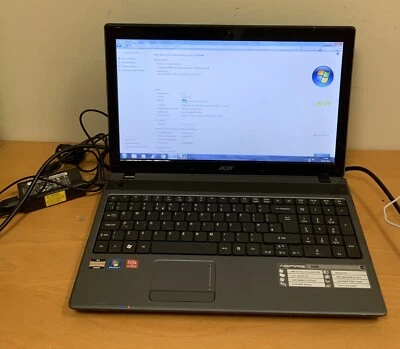 Acre Aspire 5250 15,6 Zoll 6GB Ram AMD E-450 1,65Gz 500GB Laptop Akku defekt - Bild 1 von 4