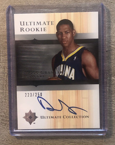 2005-06 Ultimate Collection /250 Danny Granger #158 Rookie Card Auto RC Pacers
