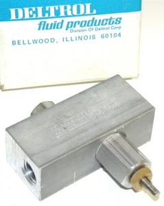 Deltrol Pneu-trol 1/4" Aluminum Flow Control Valves FST 250A New - Picture 1 of 2