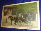 Rp2386 Vtg 1936 Postcard Horsedrawn Vehicle Only Allowed Mount Royal Montreal Qc