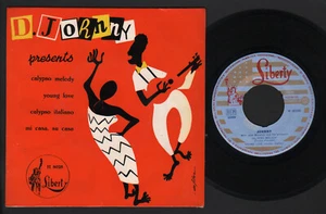 7" JOHNNY DORELLI CALYPSO MELODY +3 EP LIBERTY H 8028 1957 SWING LATINO CARAIBI - Picture 1 of 1