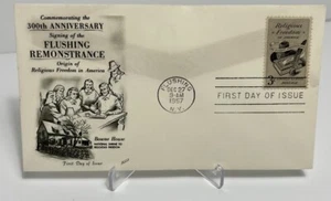 US FDC 1957 Flushing Remonstrance Religious Freedom In America  - Picture 1 of 2