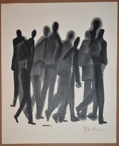 Litografía original firmada Rilke Portfolio II artista estadounidense listada BEN SHAHN - Imagen 1 de 6
