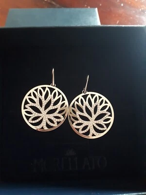 Morellato orecchini -NUOVI MAI INDOSSATI-mod. FIOR di LOTO-con scatola originale - Immagine 1 di 3