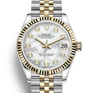 Rolex Datejust 31 278273 Mother of Pearl UNWORN 2025 Jubilee Gold Steel - Picture 1 of 11