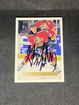 Gord Murphy 1994-95 Topps Premier #19 Florida Panthers Signed Autographed Card - Image 1 of 3