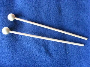 HOLZ SCHLÄGEL für GLOCKENSPIELE 20cm lang Xylofon Schläger Schlegel Metallofon - Bild 1 von 4