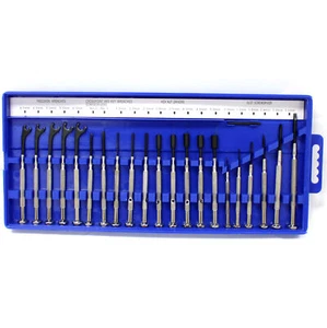 21 pc Precision Tool Set Wrench Hex Key Nut Slot Flat Screwdrivers Jewelry Watch - Picture 1 of 3