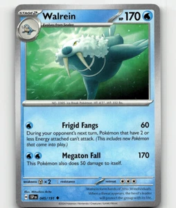 Walrein Pokemon • Uncommon • 045/191 Surging Sparks - Picture 1 of 1