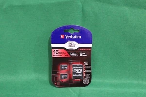 Lot de 2 cartes micro SDHC Verbatim 16 Go - Photo 1 sur 1