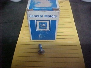 NOS 64-72 CHEVELLE CHEVY CAMARO GTO PONTIAC OLDS BUICK GS CHROME MIRROR SCREW 1 - Picture 1 of 2