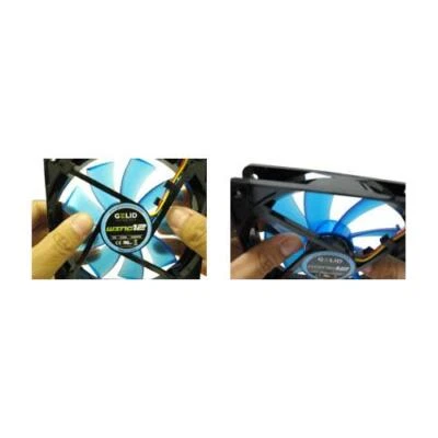 PQ311 Gelid Wing 8 UV Blue 80mm 8cm High Performance Case Fan - Image 1 of 3