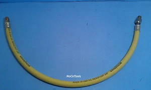 Goodyear USA 2 Foot 3/8" 250 PSI Rubber Air Hose Pigtail Whip w/ Ball Swivel  - Picture 1 of 3