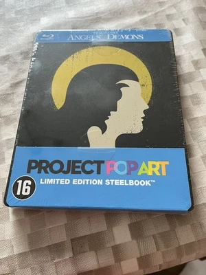 ANGELS & DEMONS- LTD BLU-RAY STEELBOOK- REGION B- NEW/SEALED- PROJECT POPART - Image 1 of 3