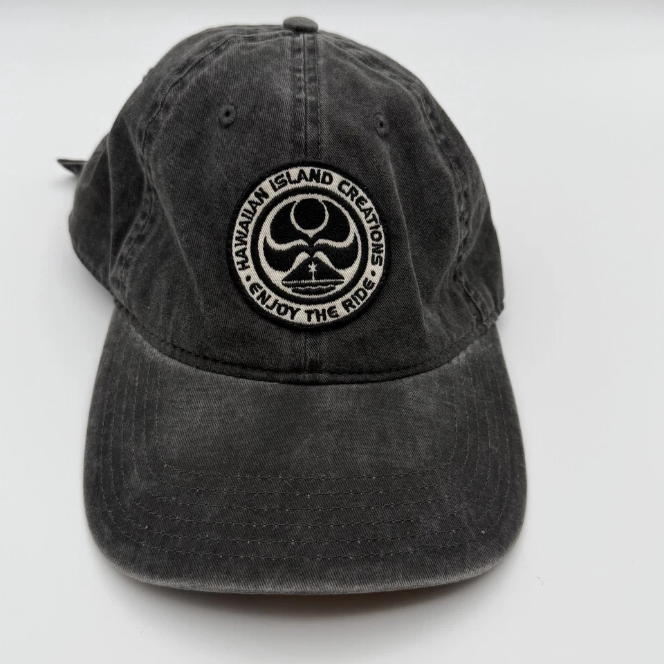 Sombrero ajustable negro HIC Hawaiian Island Creations “Enjoy The Ride” Foto 1 de 4